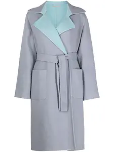 Двустороннее пальто Alberta Ferretti, серый