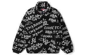 Флисовая куртка унисекс черного цвета Kappa