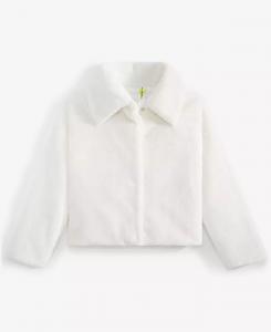 Куртка из искусственного меха для маленьких девочек Epic Threads, белый