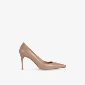 Туфли-лодочки кожаные Lk Bennett Floret на каблуке, кремово-бежевый