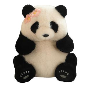 Плюшевая игрушка Floral Panda Dolls высотой 25см/35см/45см MLING