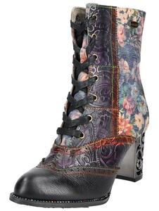 Ботильоны на шнуровке Laura Vita Lace-Up Ankle Boots, цвет violet