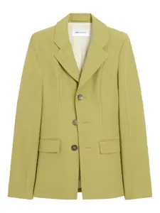 Однобортный пиджак Ami Paris, зеленый