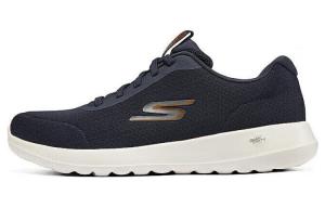 Skechers GO WALK Max Lifestyle Shoes Men Low-top Navy Blue/orange