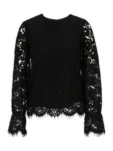 Кружевная блузка YAS Tall Blouse PERLA, черный