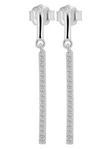 Adeliás Женский кулон из серебра 925 пробы с кубическим цирконием в серебряной оправе