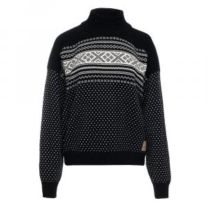 Свитер с высоким воротником Dale of Norway Valloy (женский), Black/Off White