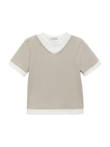 Рубашка MANGO DOBLE, серый