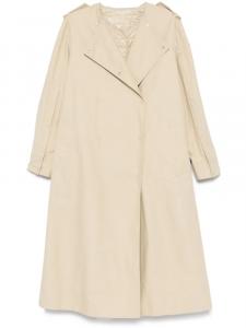 Moncler тренч Gourdon, нейтральный