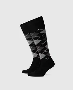 Мужские носки Burlington с черными бриллиантами, черный