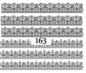 Водные наклейки для ногтей - №163, inna