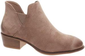 Женские ботильоны Pierre Dumas Talita-3, стильные ботильоны с амортизирующей стелькой и каблуком 1,5 дюйма, Taupe Suede