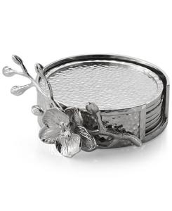 Набор из 6 подставок под стаканы Белая орхидея Michael Aram, No Color