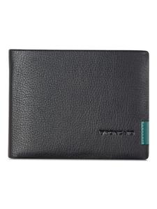 Кошелек Monaco с защитой RFID из кожи 9,5 см, черный цвет Roncato