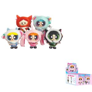 THE POWERPUFF GIRLS Кукла в плаще Mystery Box, одиночная коробка или полный набор из 4 штук TOP TOY, full box 4 pcs (plastic wrap removed for authentication)