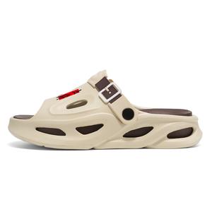 KLAOSD EVA противоскользящие амортизирующие шлепанцы мужские бежево-коричневые, цвет Beige Brown