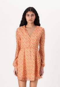 Повседневное платье LONG SLEEVE WRAP DRESS WITH V NECK Glamorous, цвет Ditsy Watercolour