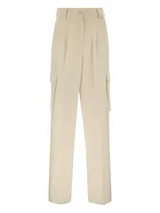 Брюки карго со складками Herno, нейтральный