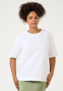 Базовая футболка MINA Kaffe Curve, белый