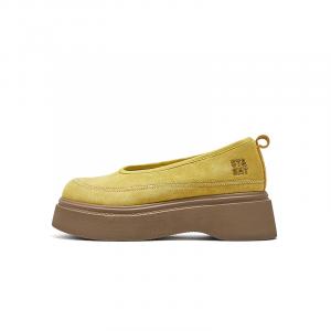 ST&SAT Женские повседневные туфли на каблуке 6 см желтые, цвет Yellow