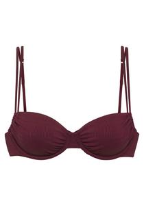 Верх бикини-балконет Copenhagen Studios, бургундия