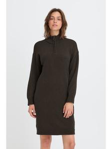 Oxmo Вязаное платье OXFsanva коричневого цвета
