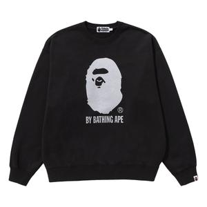 BAPE By Bathing Ape Overdye Crewneck, черный цвет