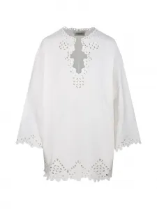 Туника с волнистыми краями Marant Etoile, белый