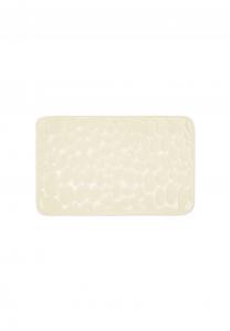 Кремовая мягкая массажная коврик для ванной London Wohndirect