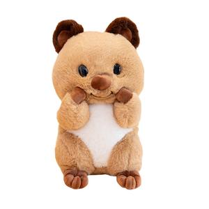 Плюшевая игрушка Rabbit Fur Short Tailed Dwarf Wallaby, высота 37см/46см Pissie