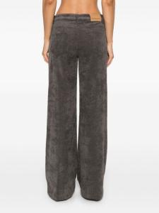 ERMANNO FIRENZE брюки палаццо с логотипом, серый