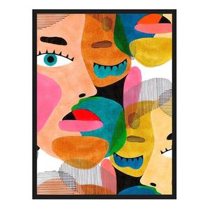 Картина Any Image The Face, 62x82x2,6 см, разноцветный
