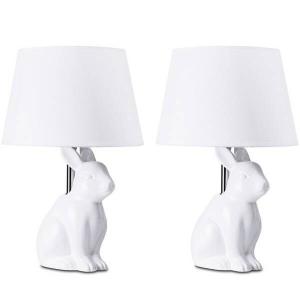 Настольная лампа konsimo. LEPUS 2 шт, серебристый/белый