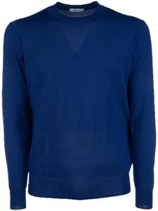Свитер с круглым вырезом Paolo Pecora, синий