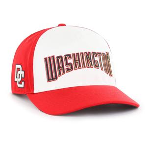 Мужская красно-белая шляпа '47 Washington Nationals Cooperstown Collection в стиле ретро Contra Hitch Snapback