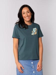 Wat? Apparel Пляжное кресло в форме футболки, окрашенное в бензиновый цвет