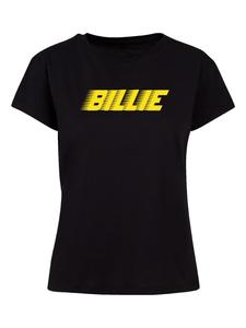 Футболка Box с логотипом Билли Айлиш черного цвета F4NT4STIC