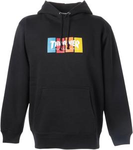 Толстовка с логотипом, мужская, классическая Thrasher, черный