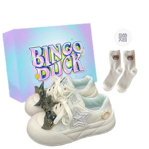 BINGO DUCK Низкие женские скейтборд-кеды Coverage, синие