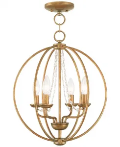 Светильник "Арабелла" 38 см Livex, золотой