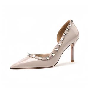 Женские туфли на тонком каблуке и высоком каблуке UMEK, Nude-8Cm