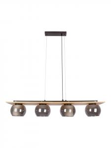 Näve Подвесной светильник "TEXAS" черного цвета - (Д)90 см x (Ш)18 см x (В)120 см