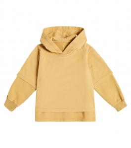 Худи hustler из хлопкового джерси Rick Owens, желтый