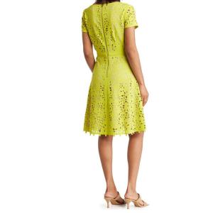 Женское расклешенное платье с вырезами Focus By Shani Focus By Shani, красный/бежевый