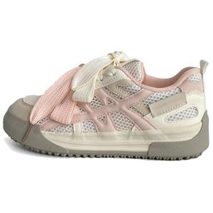 City camel Женские низкие скейтерские кеды бежево-розовые, цвет Beige Pink