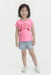 Футболка с логотипом Gap, Parisian Pink