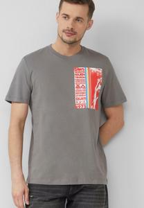 Футболка s.Oliver MIT JAWS, Grau Meliert/Grey