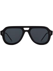 Thom Browne солнцезащитные очки-пилоты, черный