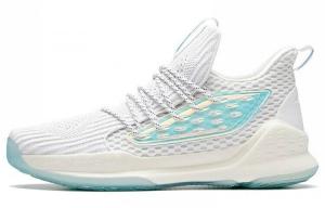 Баскетбольные кроссовки мужские с низким верхом белые/королевские синие Anta