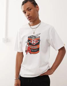 Футболка ICECREAM с коротким рукавом и принтом белого цвета